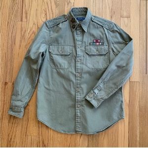 NWOT Polo Ralph Lauren Shirt with Patches